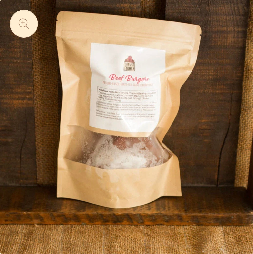 Grass-Fed & Finished Beef Burgers
