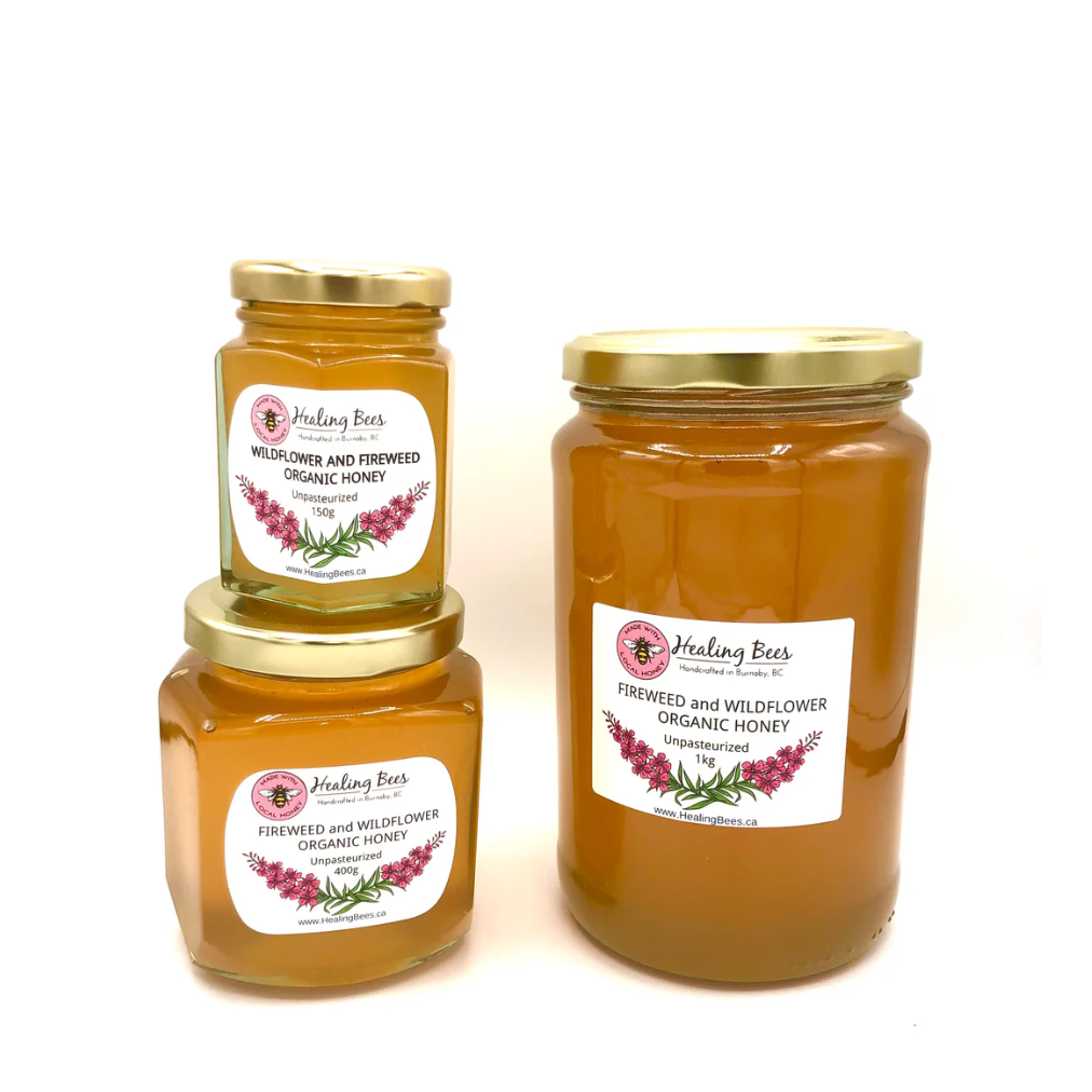 Organic Raw Unpasteurized Fireweed Honey 250g