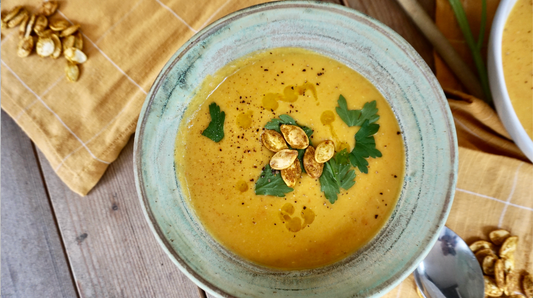 Squash & Lentil Soup Recipe by Christa de Ridder - Ayurveda Health Counsellor