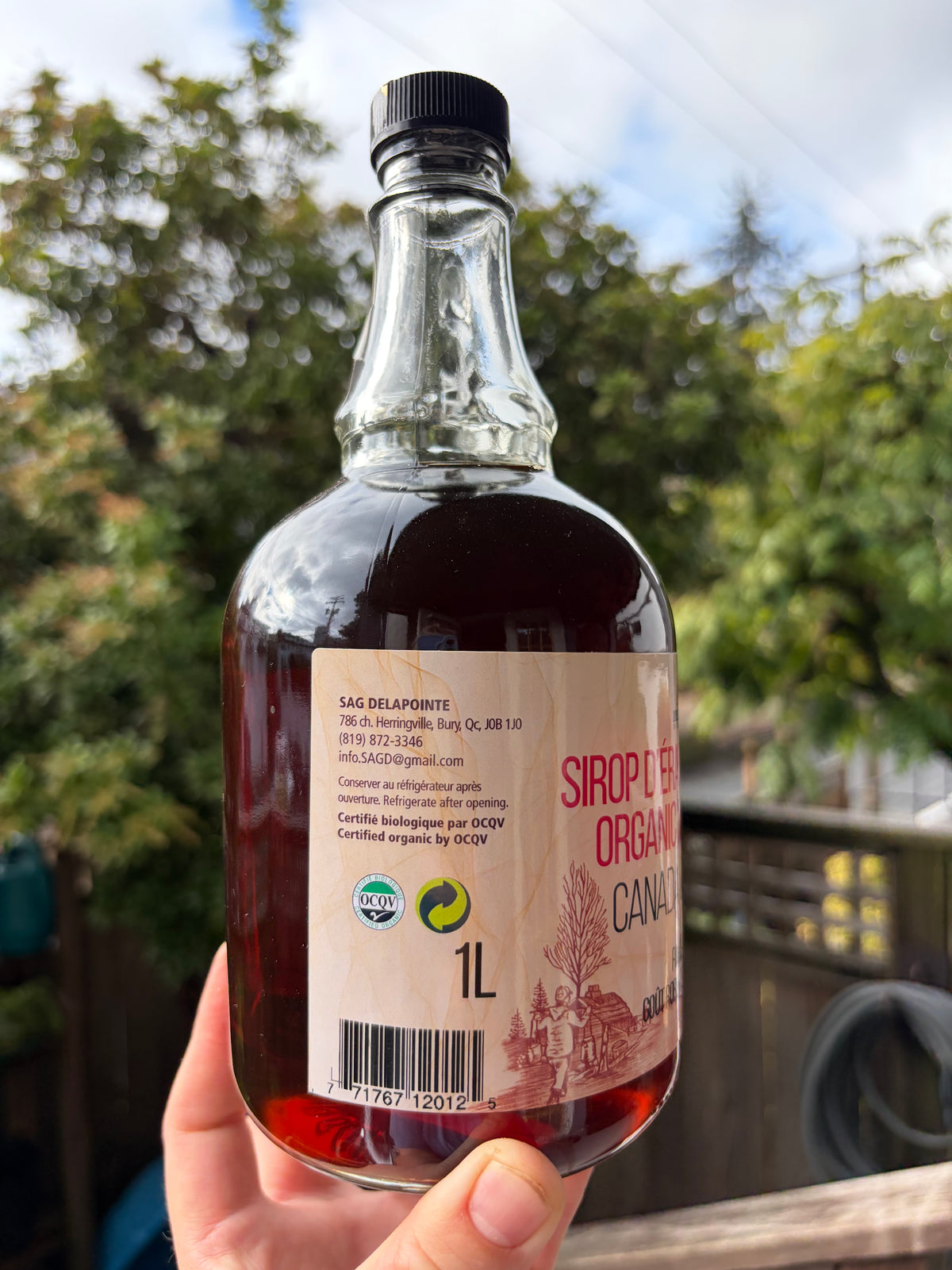 Organic Maple Syrup - Grade A Dark