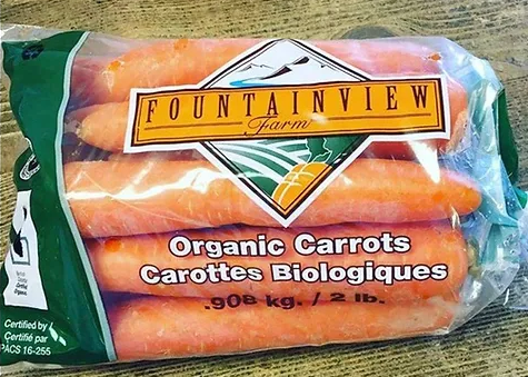 Fountainview Carrots - 2lbs Bag